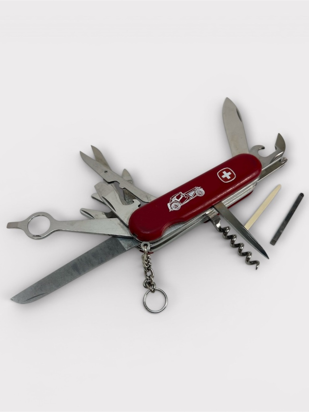 VINTAGE Wenger Motorist Swiss Army Knife 85mm RETIRED Multi Tool Pocket Utility